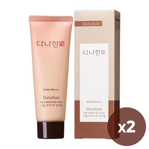 [다나한] 고율 모이스처 선크림 42ml*2개 (SPF50/PA+++) (업체별도 무료배송)