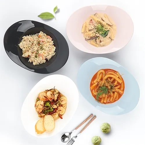 [맥스앤맥스] 항균 파스타볼 접시 4P 세트 (업체별도 무료배송)