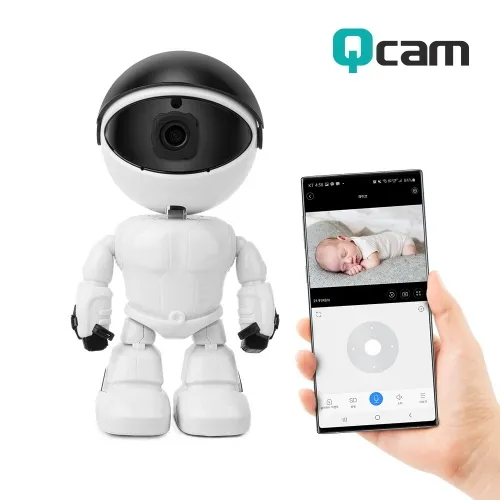 [큐캠] 200만화소 FULL HD고화질 보안 IP카메라 QCAM-K3 (업체별도 무료배송)