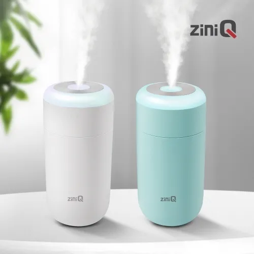 [지니큐] LED 무드등 가습기 (차량 컵홀더형/C타입) 350mL ZQ-HM300 (업체별도 무료배송)