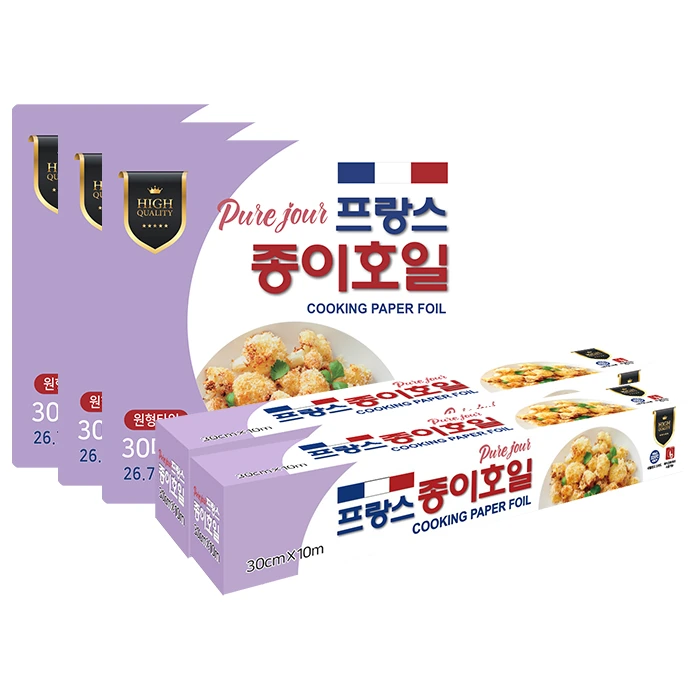 내열 220도 대용량 종이호일 원형60매/롤20m(2개이상 구매가능) (업체별도 무료배송)