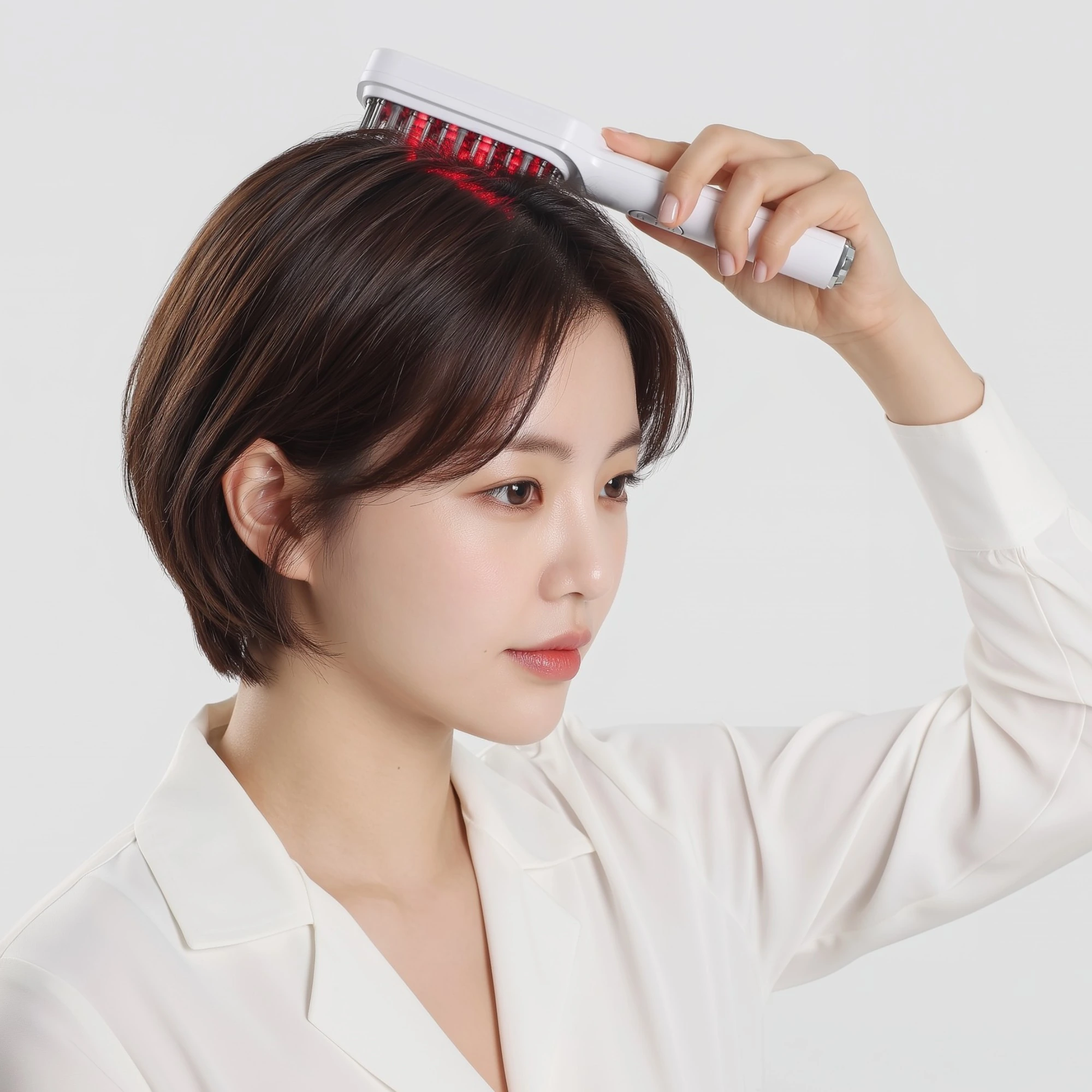 (리퍼) 펄케어 헤어 갈바닉 모발 케어 두피 마사지기 탈모 관리 헤어 앰플 탈모 용액 도포기(업체별도 무료배송)