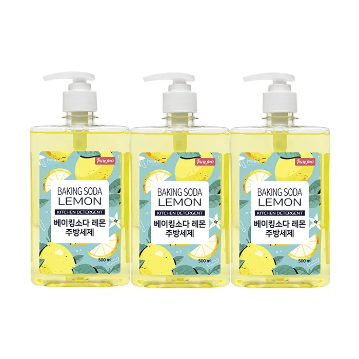 베이킹소다 1종 레몬주방세제 (펌프형) 500ml 외 (업체별도 무료배송)
