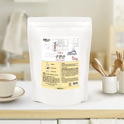 디에스 구연산 1kg 2종주방세제 물때제거 다목적 세정제 (업체별도 무료배송)