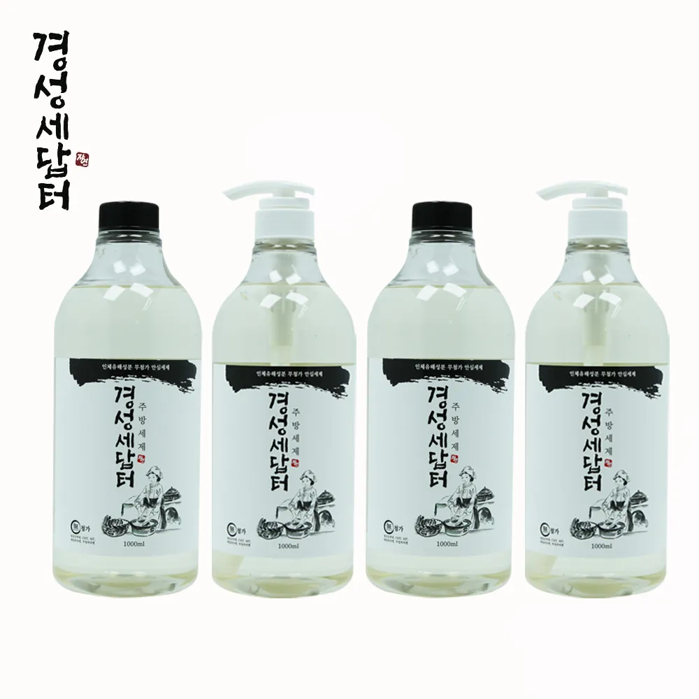 [경성세답터] 주방세제 1L*4개 (업체별도 무료배송)