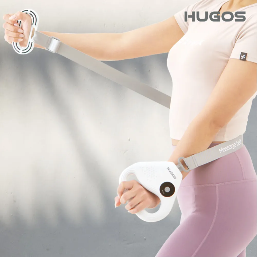 [HUGOS] 벨트형 전신마사지건 (본품+마사지벨트+전용파우치/C타입충전) (업체별도 무료배송)