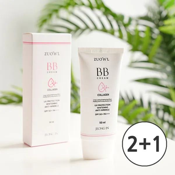 [주올] 내추럴 콜라겐 데일리 비비크림 50ml * 3개 SPF50+ PA+++ (3중 기능성)(업체별도 무료배송)