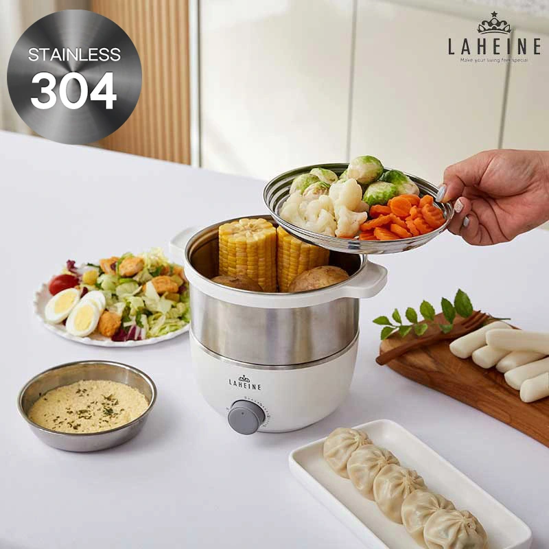 [라헨느] 더 퀸 304 올스텐 2단 멀티 계란찜기 LHN-EG360 (업체별도 무료배송)