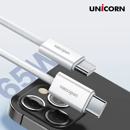 유니콘 USB C to C타입 65W 초고속 충전 데이터 케이블 PLC-2M65W (업체별도 무료배송)