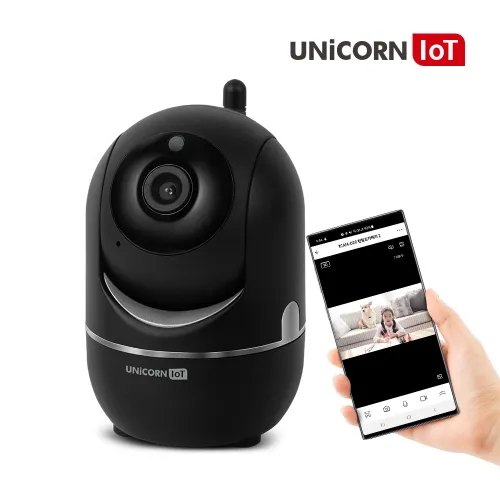 유니콘IoT 200만화소 FULL HD고화질 보안 IP카메라 WiFi방식 CCTV 스마트 홈캠 전용 IoT앱 어플 연동 TCAM-D20 (업체별도 무료배송)
