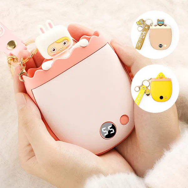 [머레이] 양면발열 손난로 (겸용 보조배터리/캐릭터키링) 5,400mAh CH-1 (업체별도 무료배송)