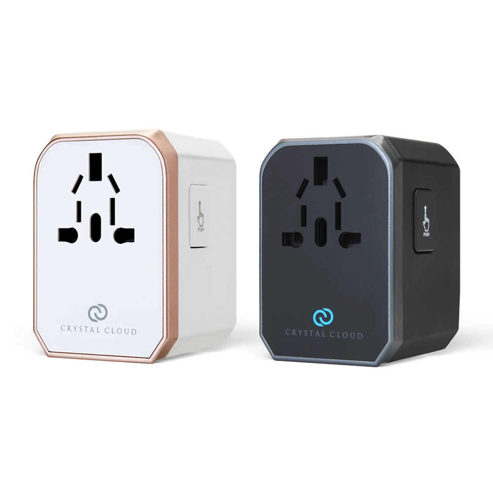 [크리스탈클라우드] 5포트 USB 5.6A 전세계 여행용 해외 멀티 플러그 어댑터 돼지코 콘센트 CC-305Plus(업체벌도 무료배송)