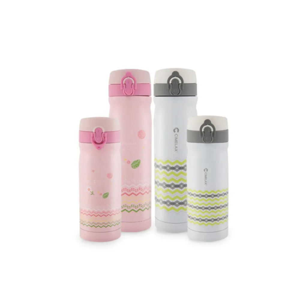 스텐 304 원터치 텀블러 350ml 500ml 핑크 그린 (업체별도 무료배송)