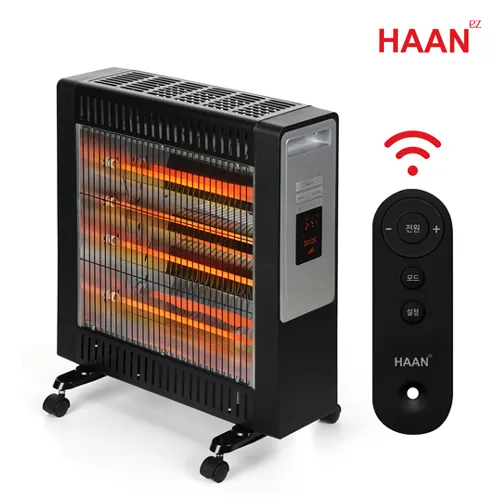 [한경희] 리모컨형 4단 석영관 히터 전기난로 HAAN-Q1000 (업체별도 무료배송)