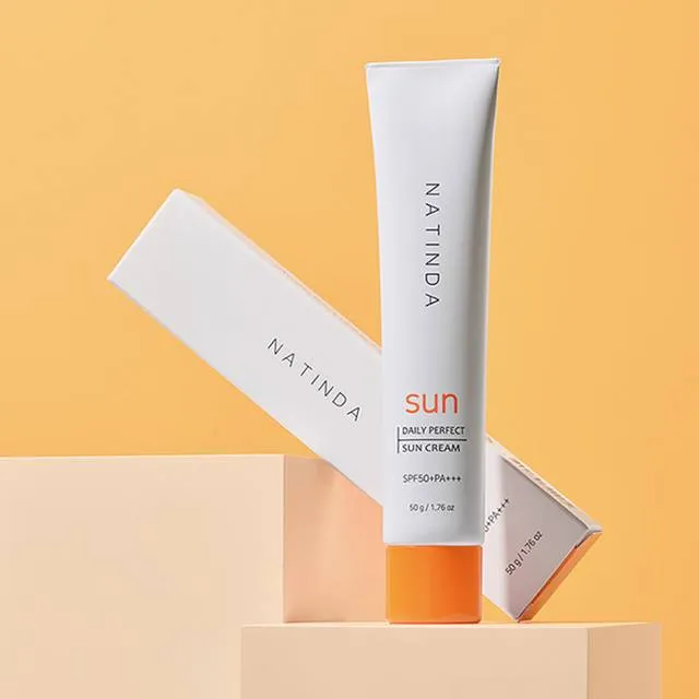 [나틴다] 워터프루프 데일리 퍼펙트 선크림 50g (업체별도 무료배송)