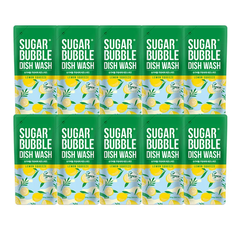 [슈가버블] 레몬스퀴즈 주방세제 300ml x 10개 (업체별도 무료배송)