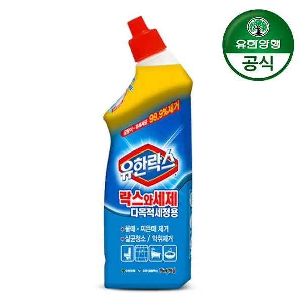 [유한락스] 락스와세제 다목적세정용 755ml (업체별도 무료배송)