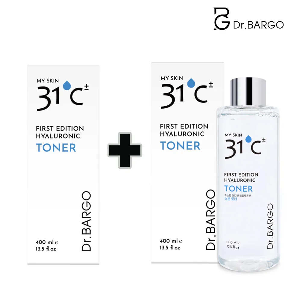 [1+1][닥터바르고] 퍼스트 에디션 히알루론산 수분 토너 400ml (업체별도 무료배송)