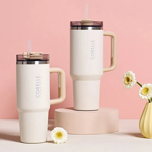 [코렐] 코디네이츠 피치/바닐라 텀블러 900/1200ml 택1 (업체별도 무료배송)