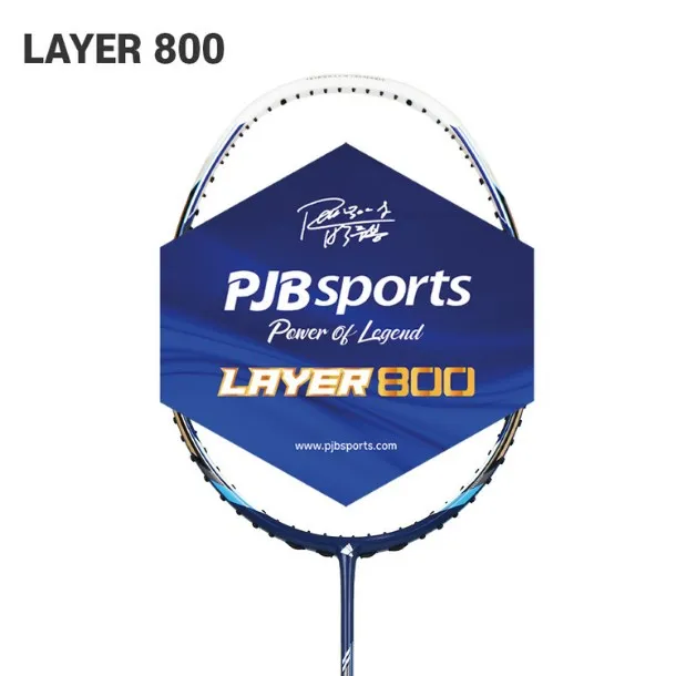 [PJB] 박주봉 배드민턴 카본 라켓 LAYER 800 레이어 800 초경량 5U (업체별도 무료배송)