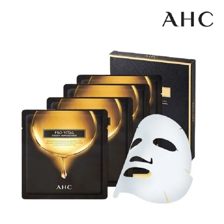 [AHC] 프로-바이탈 골든앰플 마스크팩 25ml*4매 x 2개 (업체별도 무료배송)