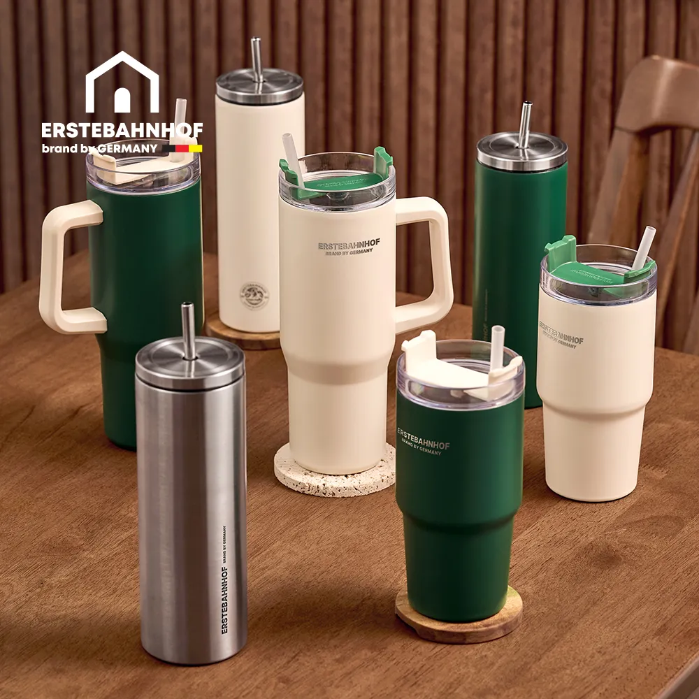 [에스테반호프] 루헨 슬릭 텀블러 600ml (크림 / 그린 / 메탈 택1) (업체별도 무료배송)