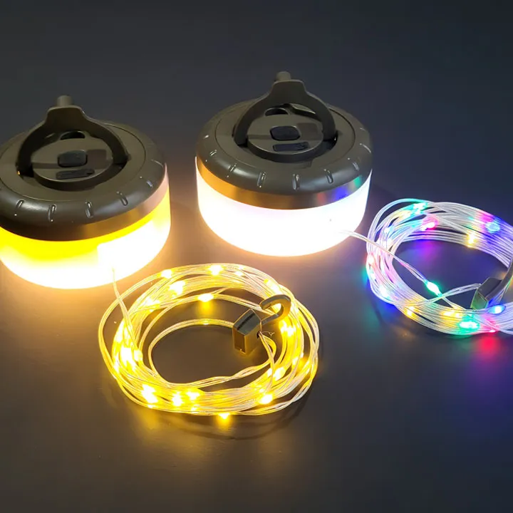 캠핑 크리스마스 무선 와이어 LED 전구 조명 꾸미기 (업체별도 무료배송)
