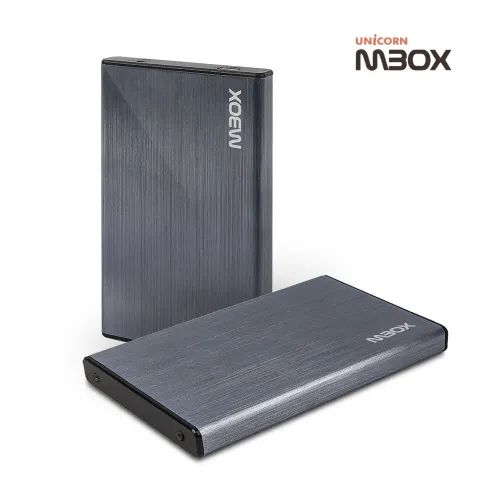 [유니콘] 2.5인치 USB3.1 외장하드케이스 C타입 알루미늄 HC-7000C (업체별도 무료배송)