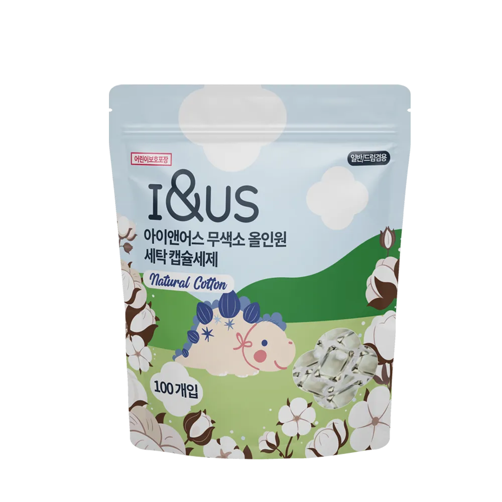 아이앤어스 무색소 올인원 캡슐세제 100개입 (업체별도 무료배송)