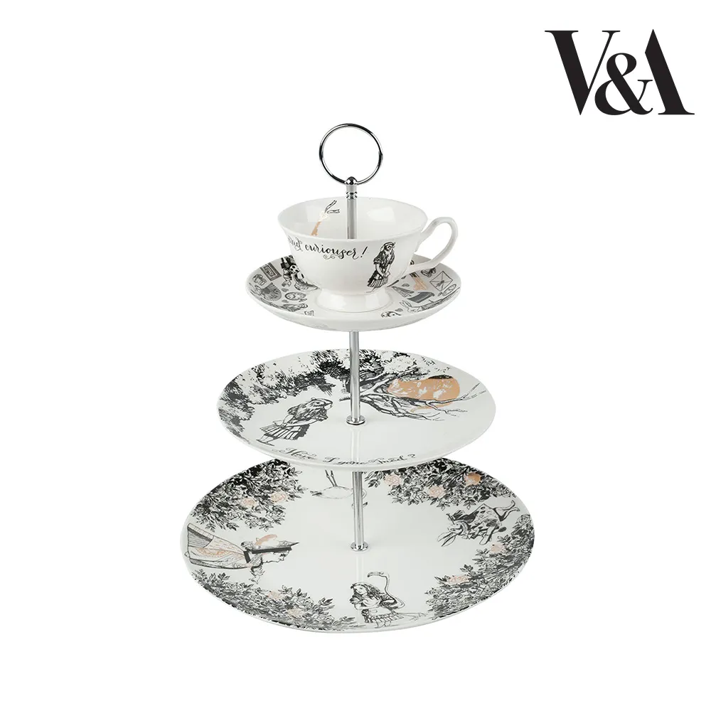 V&A 3단 스탠드 접시(업체별도 무료배송)