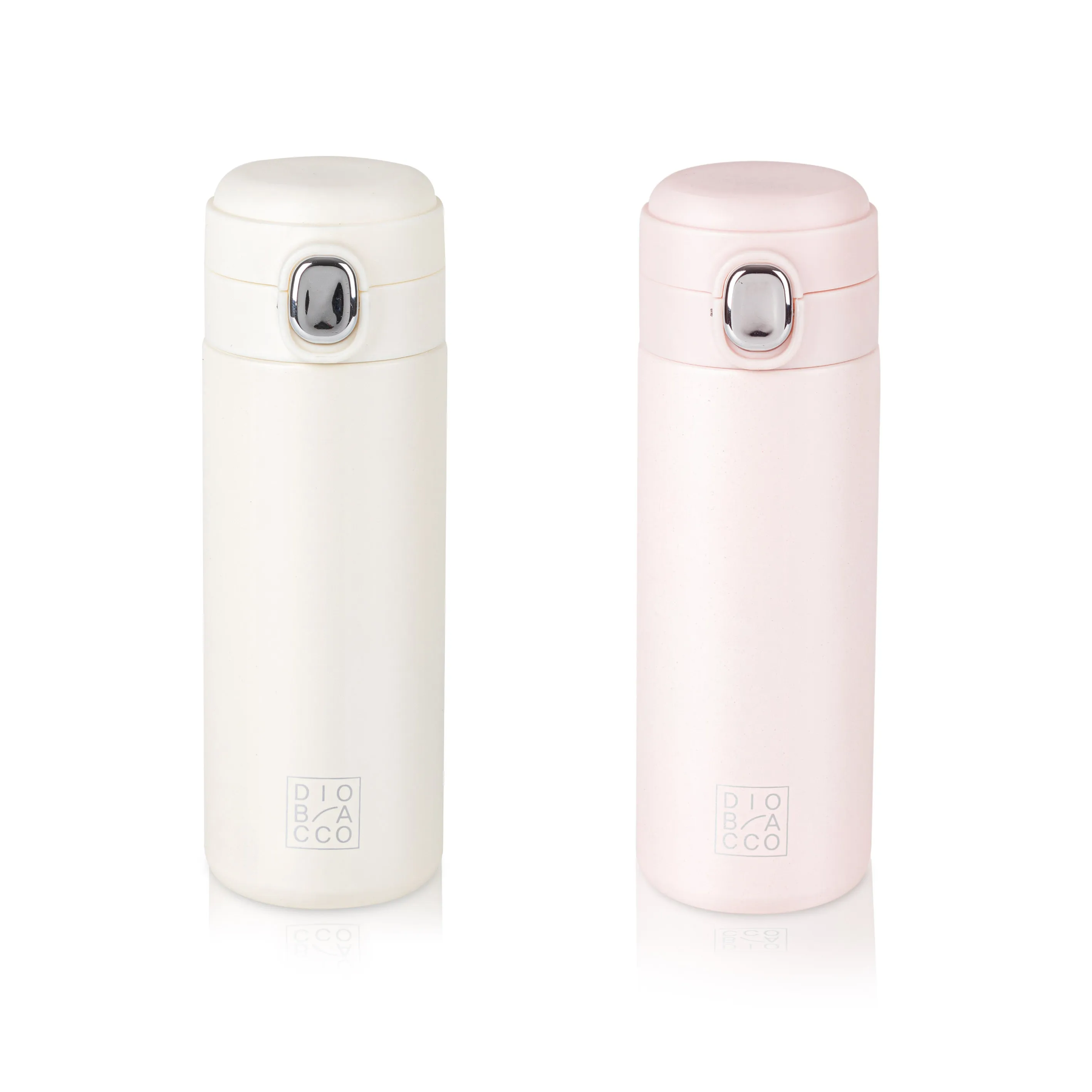 [리빙아트] 디오바코 퓨어 대용량 텀블러 400ml (아이보리 / 핑크) (업체별도 무료배송)