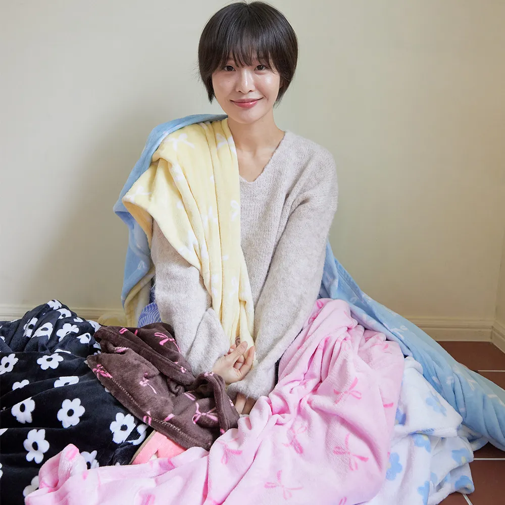 [데시뉴] 뉴노멀 패턴 담요 3size/6colors (기본형/망토형)(업체별도 무료배송)