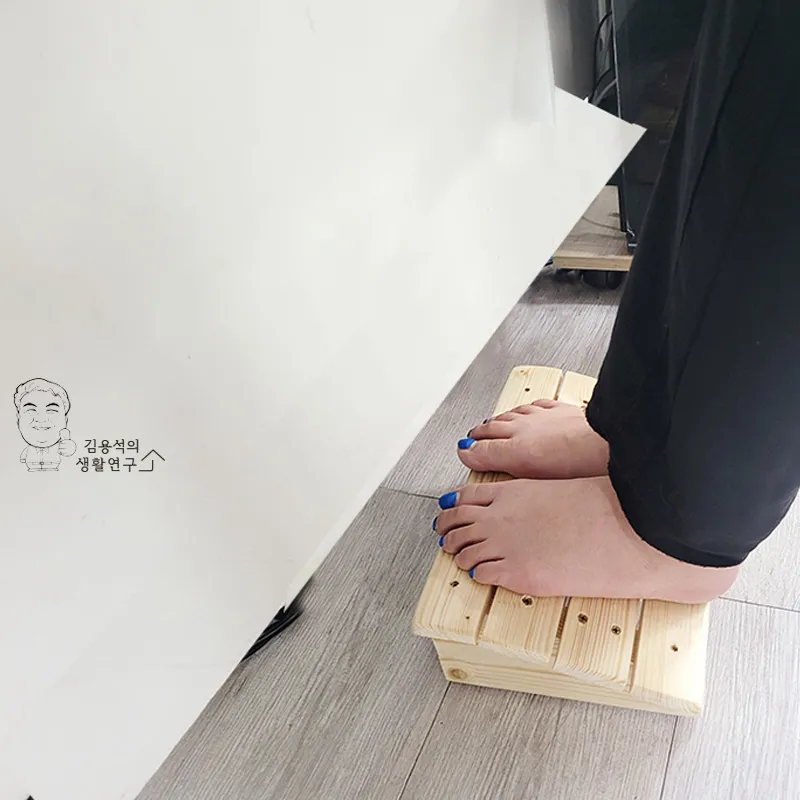 원목 발받침대 사무실 책상 발판 다리거치대 (업체별도 무료배송)