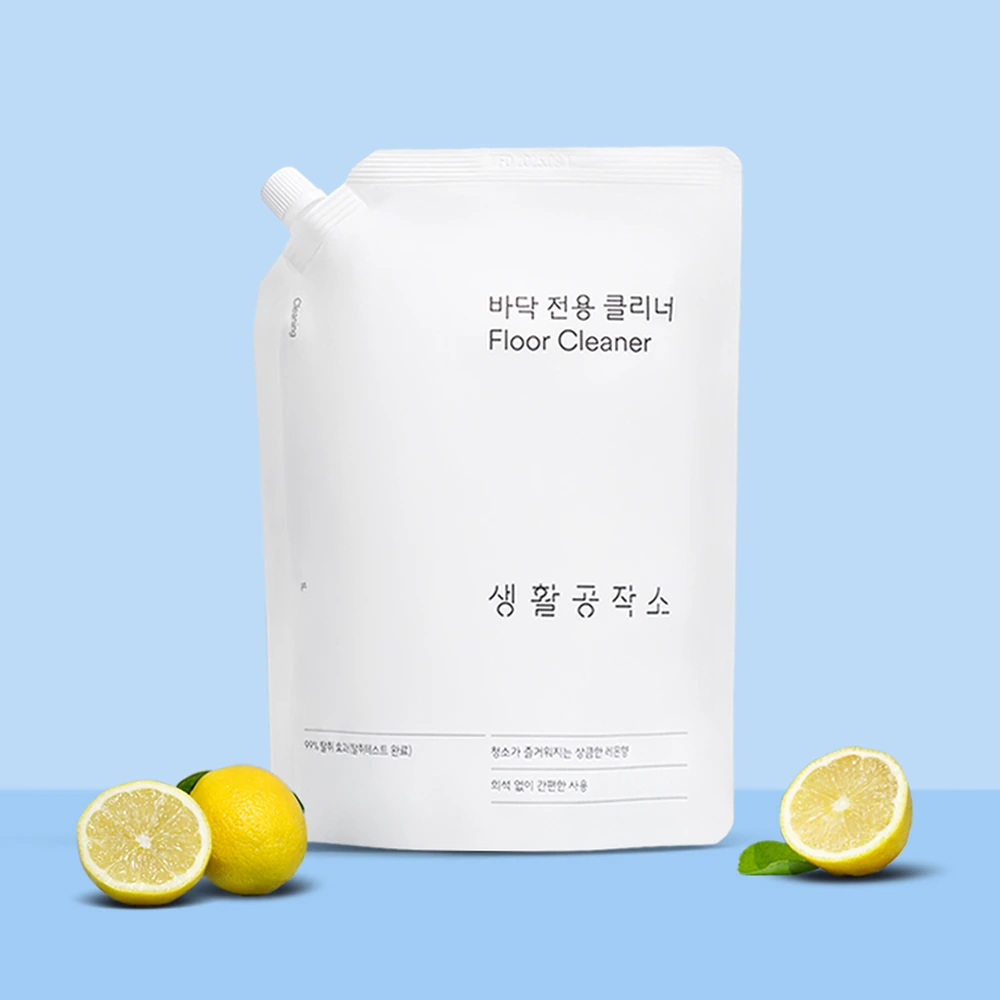 [생활공작소] 바닥전용클리너 1L x 2개/4개 택1(업체별도 무료배송)
