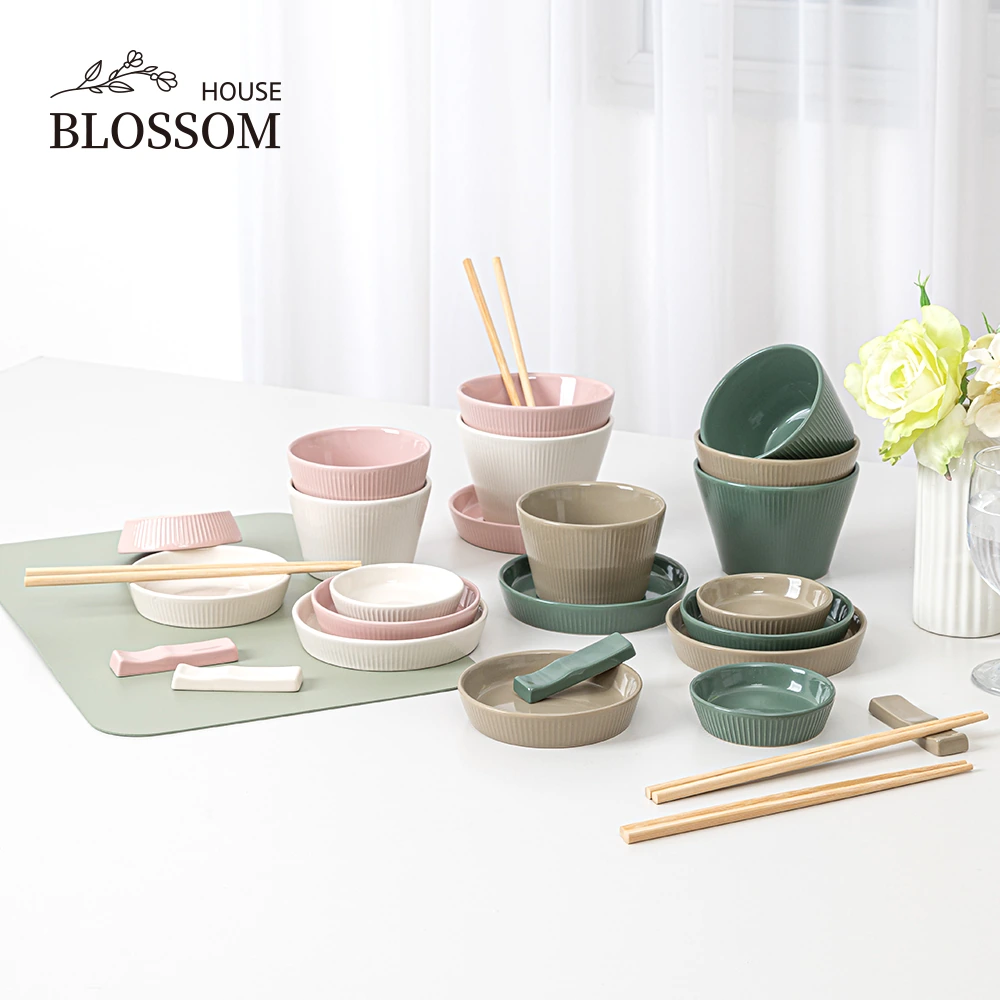 [Blossom House] 블라썸하우스 오브제 28p 도자기 홈세트(업체별도 무료배송)