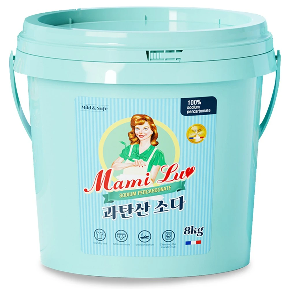 [맘스럽] 과탄산소다 버킷 8kg 초대용량 프리미엄 (업체별도 무료배송)
