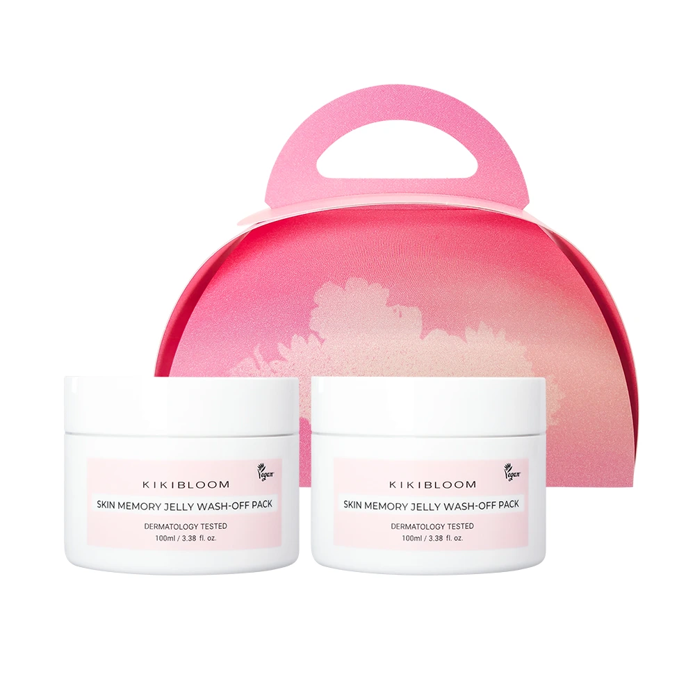 [키키블룸] 스킨 메모리 젤리 워시오프팩 100ml * 2구 세트 (업체별도 무료배송)