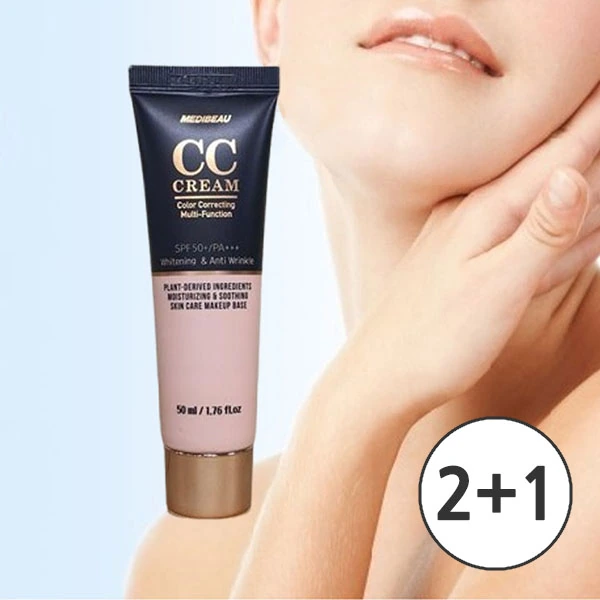 [메디뷰] 멀티 올인원 씨씨크림 50ml x 2개+1개 추가 증정 SPF50+ PA+++ (업체별도 무료배송)