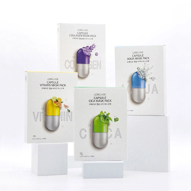 [르베라쥬] 캡슐 마스크팩 25ml*10매 x 1박스 / 3박스 (4종 중 선택)(업체별도 무료배송)