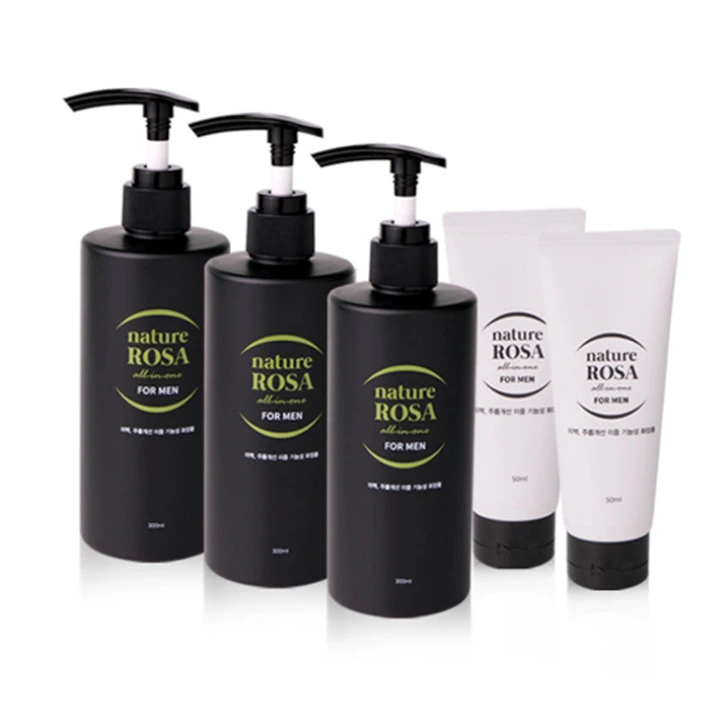 [네이처로사] 올인원 포맨 300ml x3개 + 휴대용 50ml x2개 (미백/주름개선 기능성)(업체별도 무료배송)