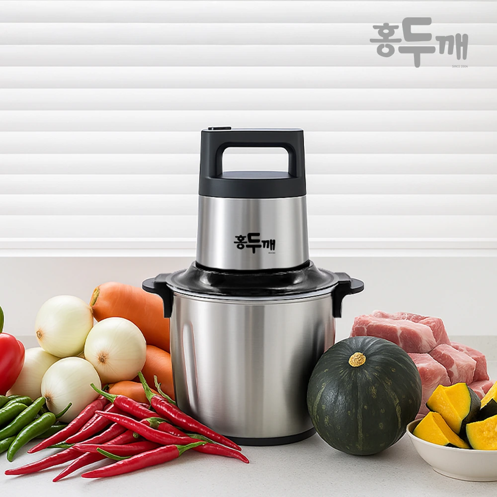 [홍두깨] 6L 대용량 파워 전동 다지기 HDK-CP60K (업체별도 무료배송)[기획전특가]