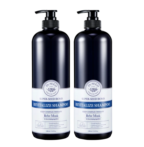 [닥터시드] 슈퍼시드밤 리바이탈라이즈 퍼퓸 샴푸 1000ml x 2개(4종 중 선택)(업체별도 무료배송)