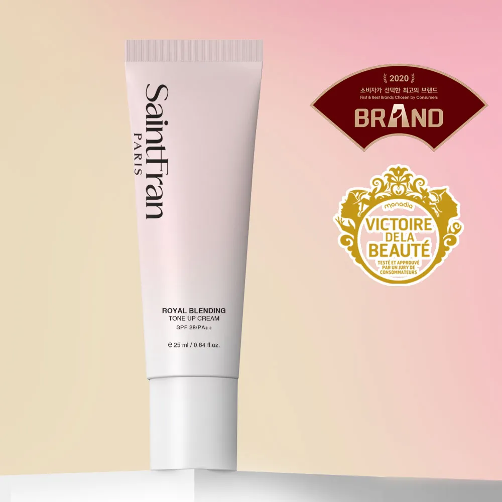 [세인트프랑] 로얄블랜딩 톤업 크림 25ml (3중 기능성)