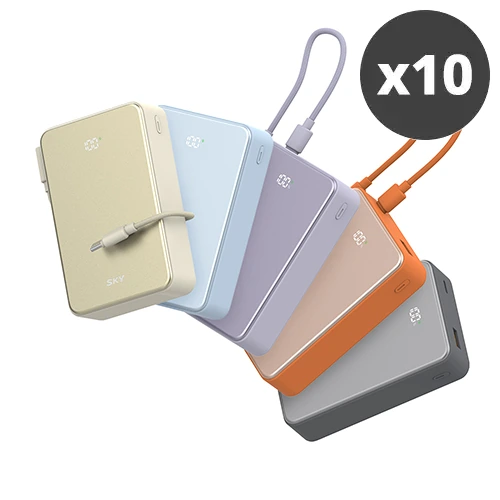 [대량구매관][스카이] 필 큐브 CCC인증 20W 대용량 20000mAh 보조배터리 x 10개 A20 (업체별도 무료배송)