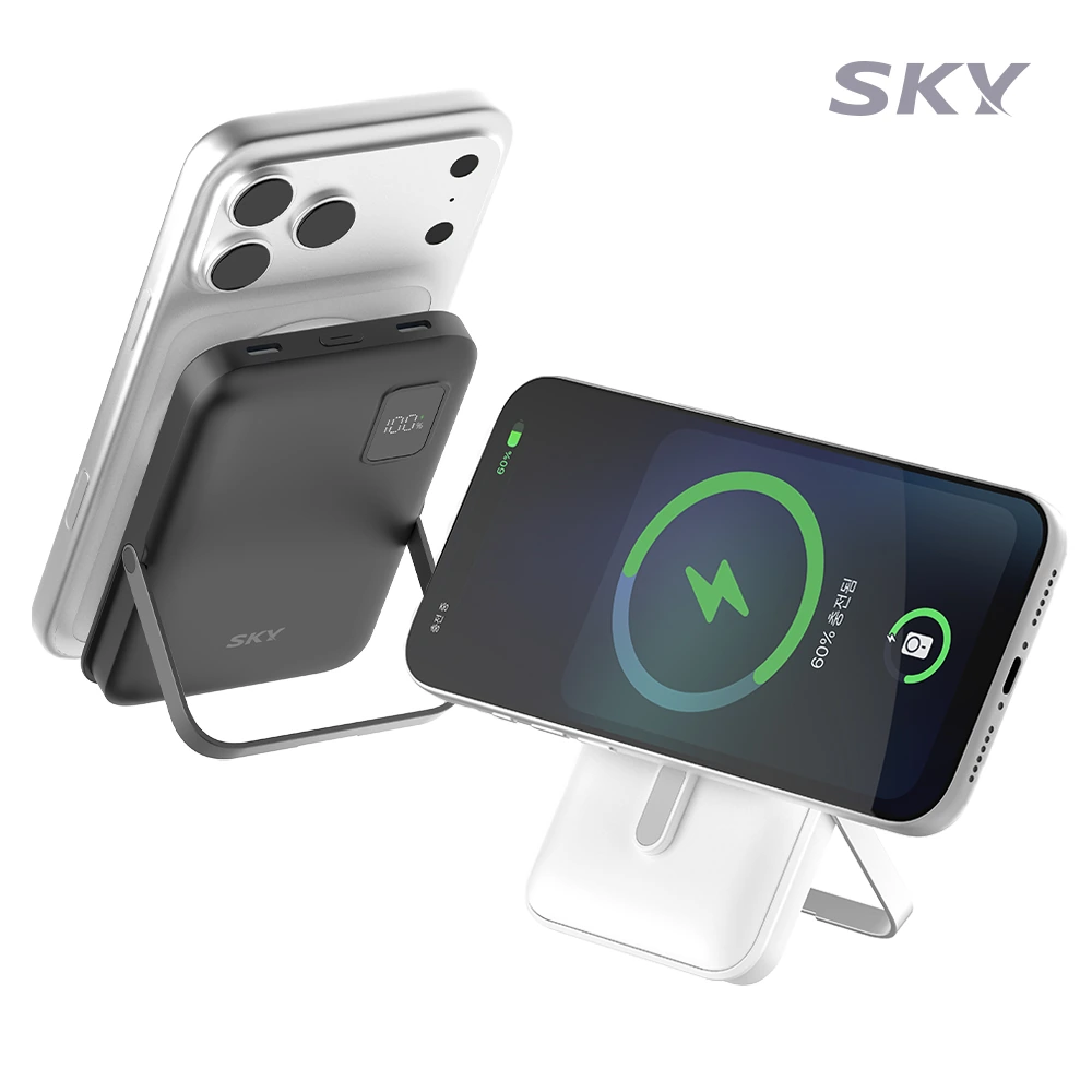 [스카이] 필 솔리드 반고체 맥세이프 고속 보조배터리 10000mAh SW10 (업체별도 무료배송)