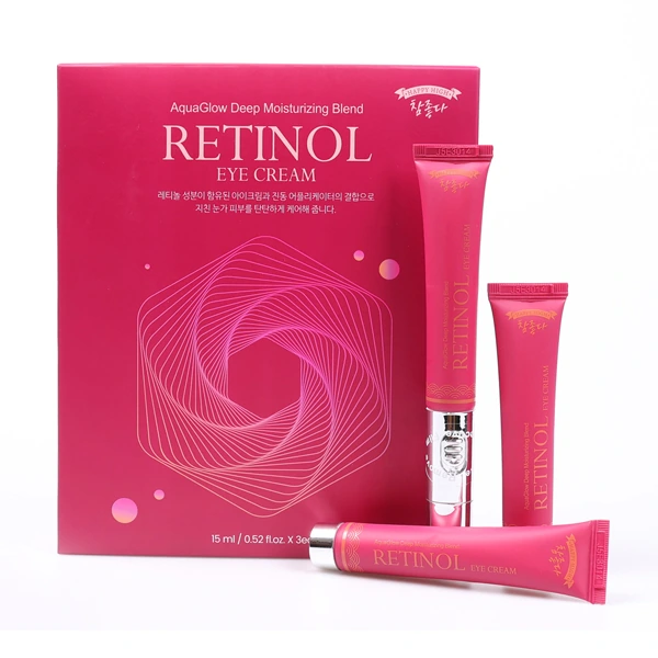 [참좋다] 레티놀 진동 아이크림 15ml x 3개 (미백/주름개선 기능성)(업체별도 무료배송)