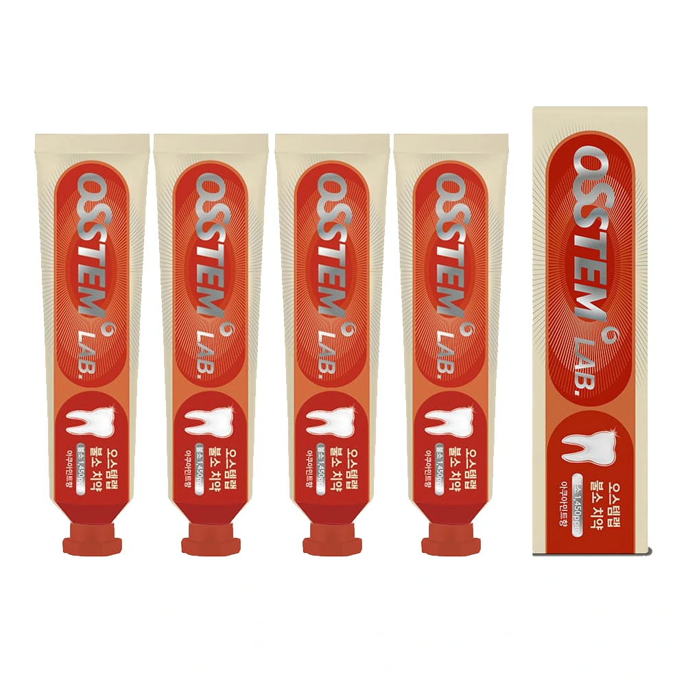 오스템 불소 치약 40g x 5개 (업체별도 무료배송)