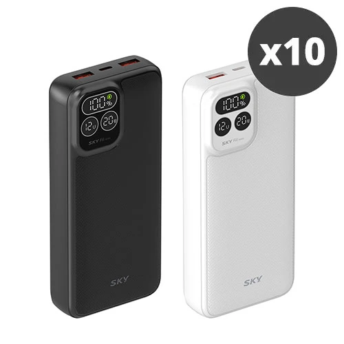 [대량구매관][스카이] 필 22.5W 고속 LCD 20000mAh 대용량 보조배터리 x 10개 PD20 (업체별도 무료배송)