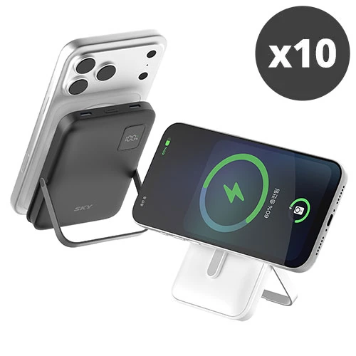 [대량구매관][스카이] 필 솔리드 반고체 맥세이프 고속 보조배터리 10000mAh x 10개 SW10 (업체별도 무료배송)