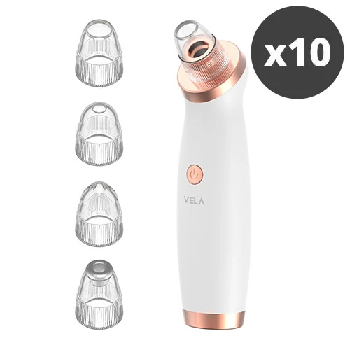 [대량구매관][스카이] 2in1 전동 피지 흡입기 각질제거기 x 10개 (4종 석션캡 세트) (업체별도 무료배송)